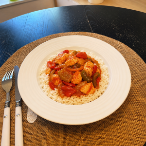 Poulet basquaise